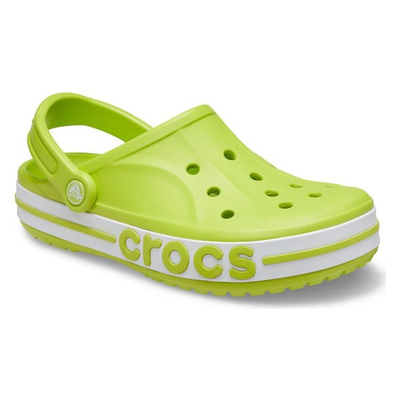 Crocs Lime Bayaband Slip On Shoes - Picture 1 of 1